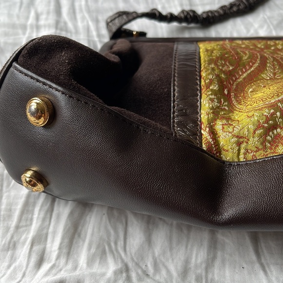 Gorgeous The mango tree made in India clutch purse with green satin inside - Picture 2 of 4